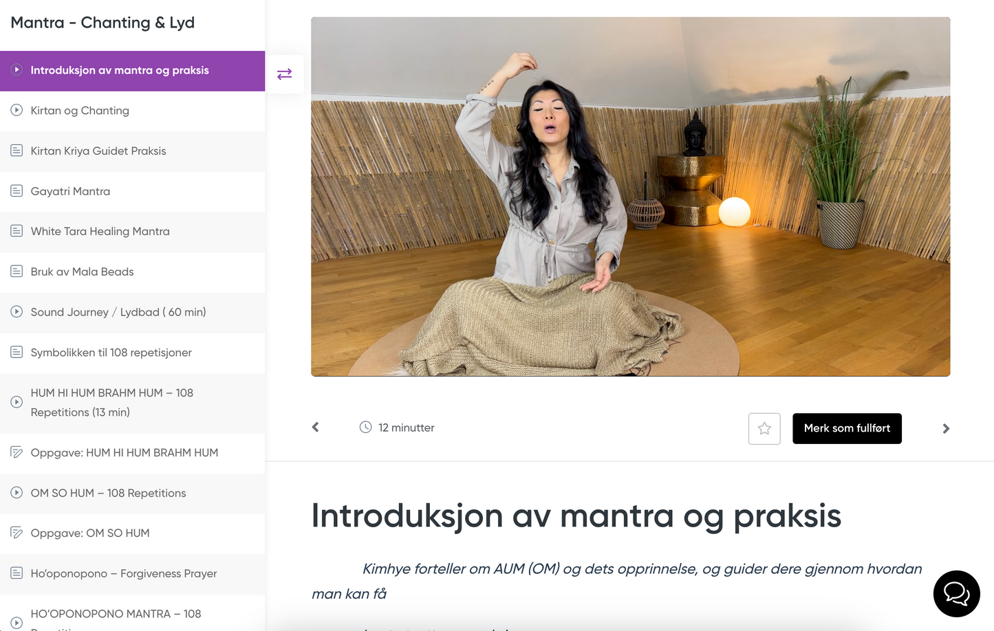*VÅRTILBUD* Meditasjon & Mindfulness Instruktør Online