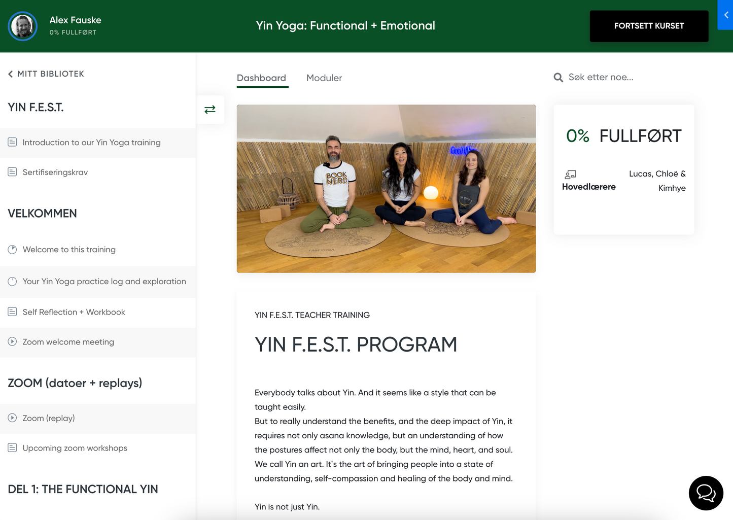 *VÅRTILBUD* Yin Yoga Fordypning Online