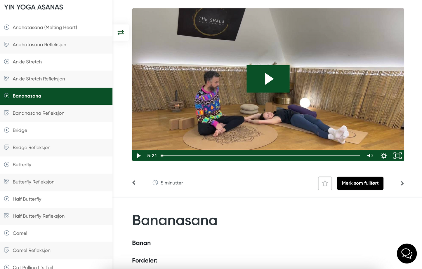 *VÅRTILBUD* Yin Yoga Fordypning Online