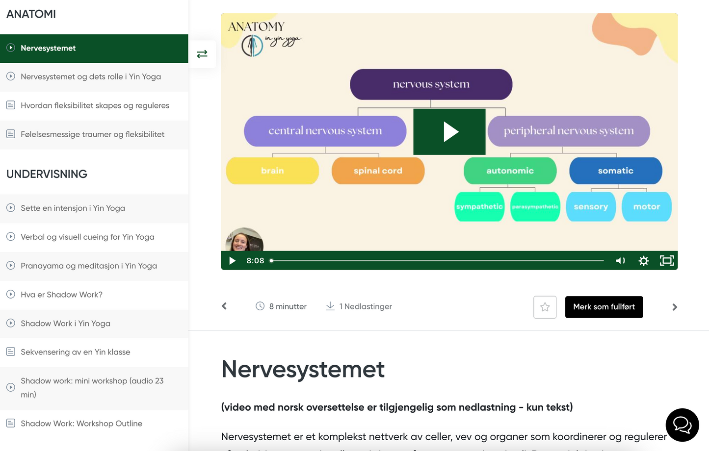 *VÅRTILBUD* Yin Yoga Fordypning Online