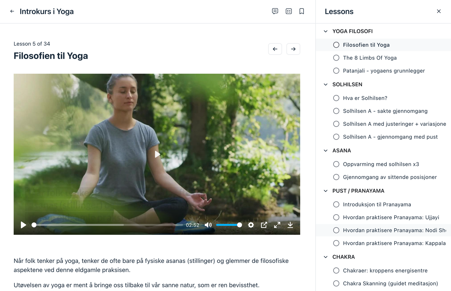 Yoga Nybegynner Online