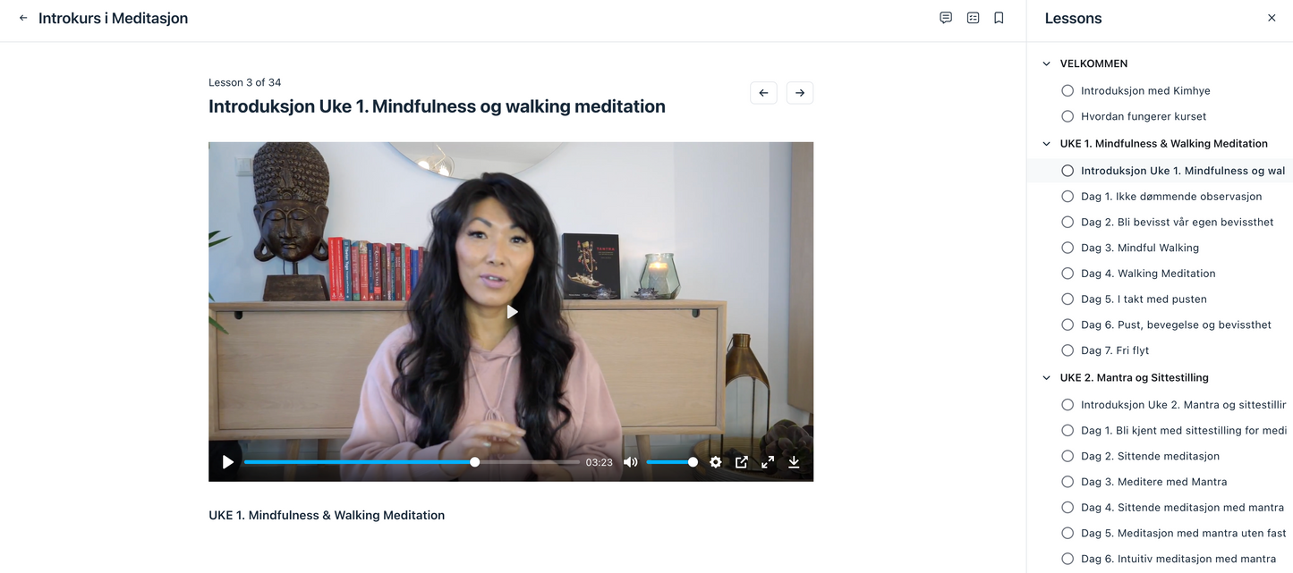 Meditasjon Nybegynner Online