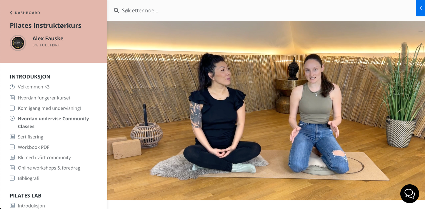 *VÅRTILBUD* Pilates Instruktør Online