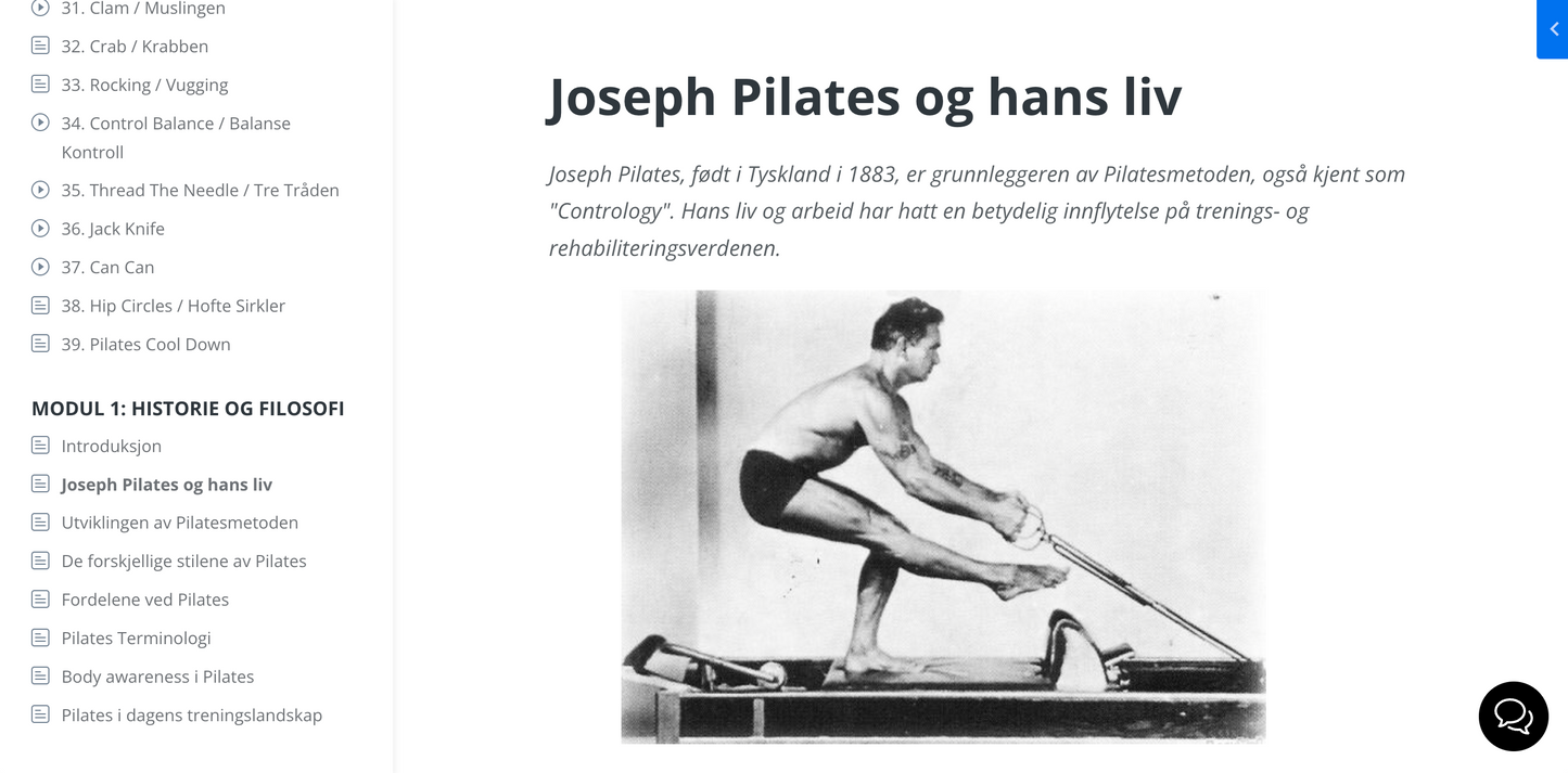 *VÅRTILBUD* Pilates Instruktør Online