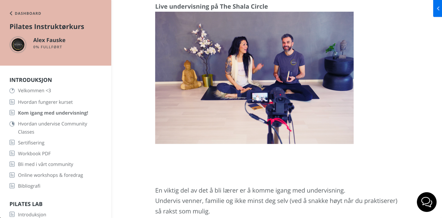 *VÅRTILBUD* Pilates Instruktør Online