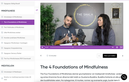 Meditasjon & Mindfulness Instruktør Online